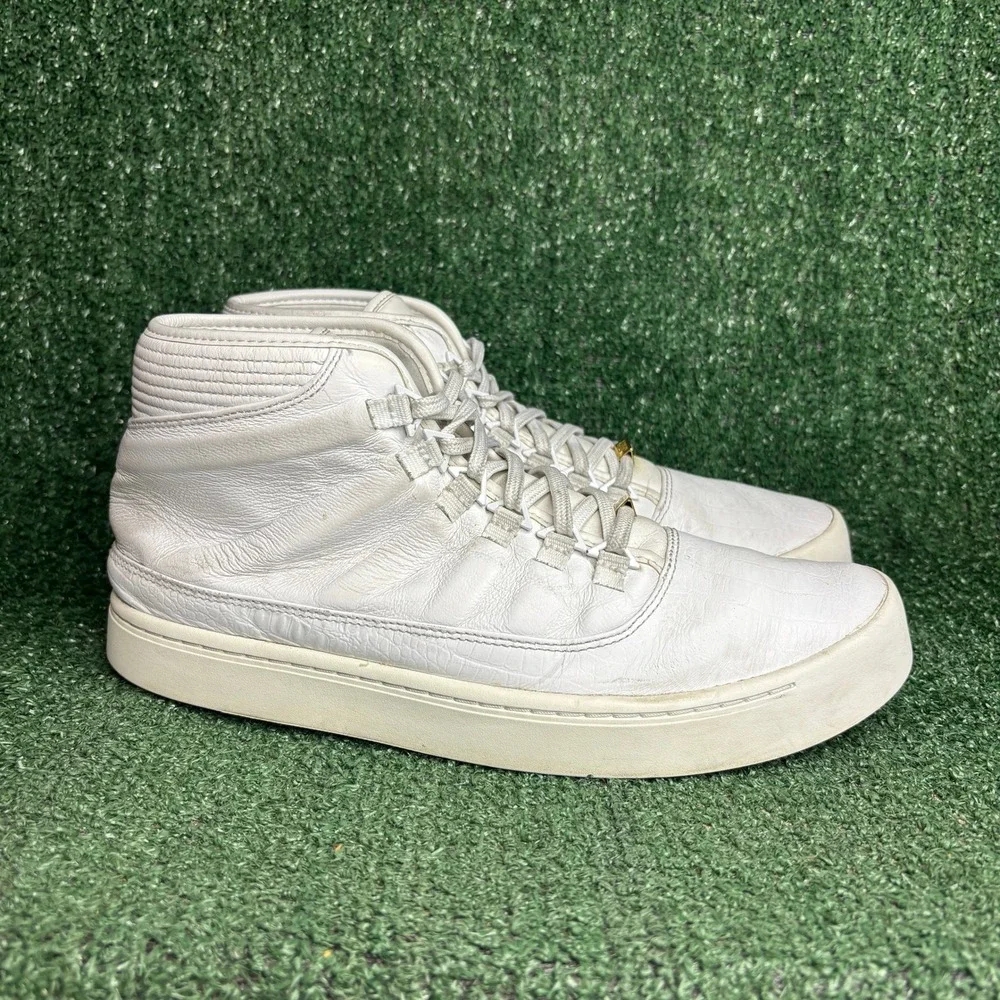 Jordan Westbrook 0 Leather Croc Embossed Lifestyle Sneakers Whiteout Mens 10.5